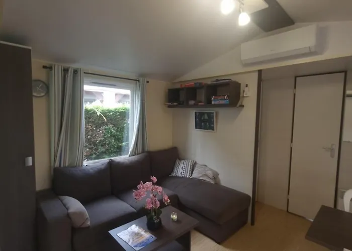 Mobil-home, Piscine, Wifi, Climatise * ラ・ベルヌリー・アン・レッツ